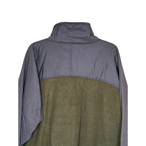 Orvis Men's Jacket Outdoor‎ Vtg. 90's Fleece Colorblock Quarter Zip Green XL - Picture 8 of 9
